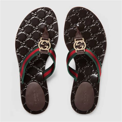 ciabatte gucci flip flop|gucci slides for women.